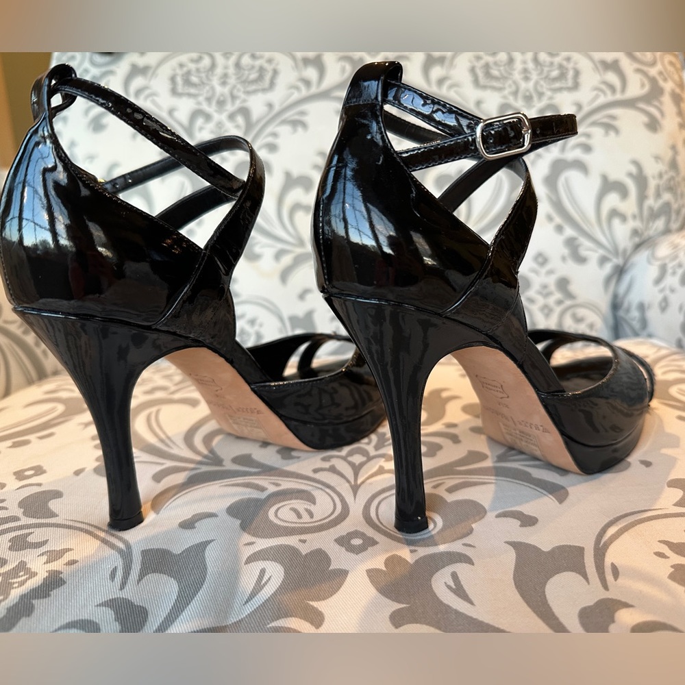 WHBM strappy heels, size 8